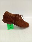 Crockett & Jones Brown Oxford Loafers Lace-Up UK 7.5 Leather Shoes