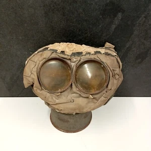 Máscara de gas alemana de la Primera Guerra Mundial - Modelo temprano, pre-verano de 1916 rara coleccionable - Imagen 1 de 7