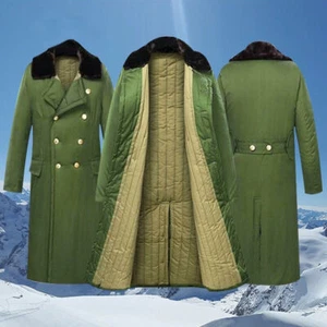 Chaqueta de algodón a prueba de frío sección larga y gruesa de invierno china - Imagen 1 de 6