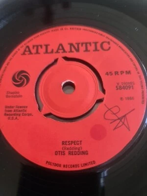 Otis Redding Respect  Atlantic Uk 1966 7inch Single Ist Press A1 B1  - Image 1 of 2