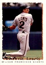 1995 Topps Darren Lewis Baseball Cards #39