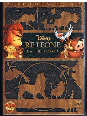 IL RE LEONE LA TRILOGIA  BOX 3 DVD F.C. SIGILLATO!!! - Immagine 1 di 3