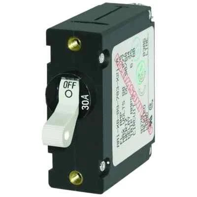 Blue Sea Systems 7222 Ac/Dc Single Pole Magnetic World Circuit Breaker 30Amp