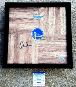 STEVE KERR Warriors SIGNIERT + GERAHMT 12X12 Floor PSA COA GOLDEN STATE BASKETBALL - Bild 1 von 2