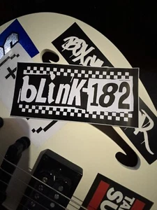 Blink 182 World Tour 2023 2024 Finish Line Bumper Sicker - Bild 1 von 2