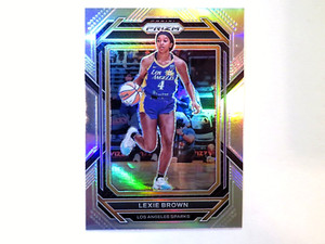 2023 Panini Prizm Basketball WNBA Lexie Brown Silver Prizm Card #84 Sparks
