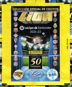 1 SOBRE DE CROMOS SIN ABRIR LA LIGA 2021-22 ESTE PANINI 21/22 MESSI ? - Bild 1 von 1