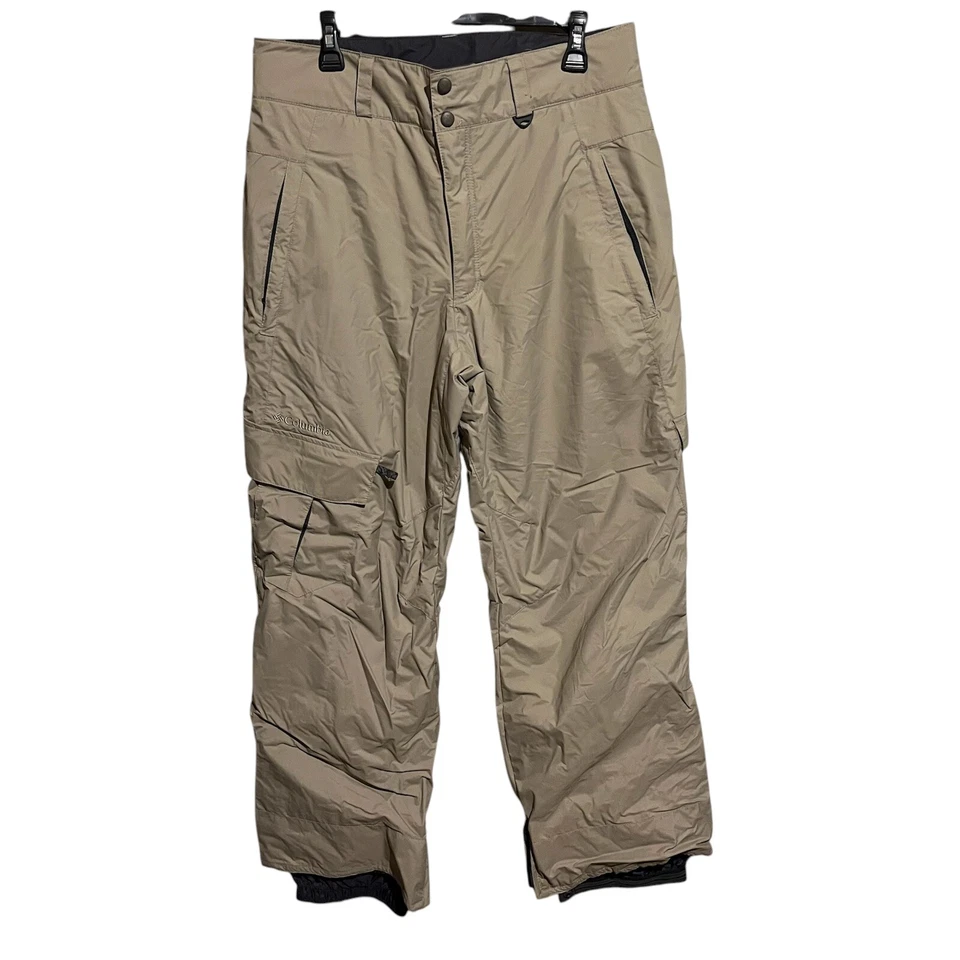 Columbia Pantalones Para Hombres M Caqui Tostado Snowboard Esquí Nieve Impermeable Forrado de Vellón Foto 1 de 4
