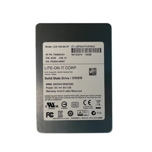 HP Lite-On 128GB SATA 3 6Gb/s SSD Drive 763649-001 - System Pulled Drives! - Picture 1 of 1