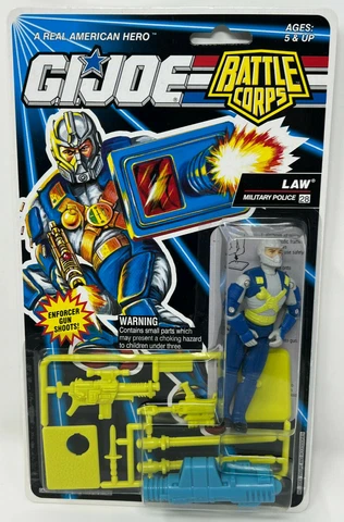 GI Joe 1993 Law Military Police Battle Corps New Unopened Sealed Vintage Cover