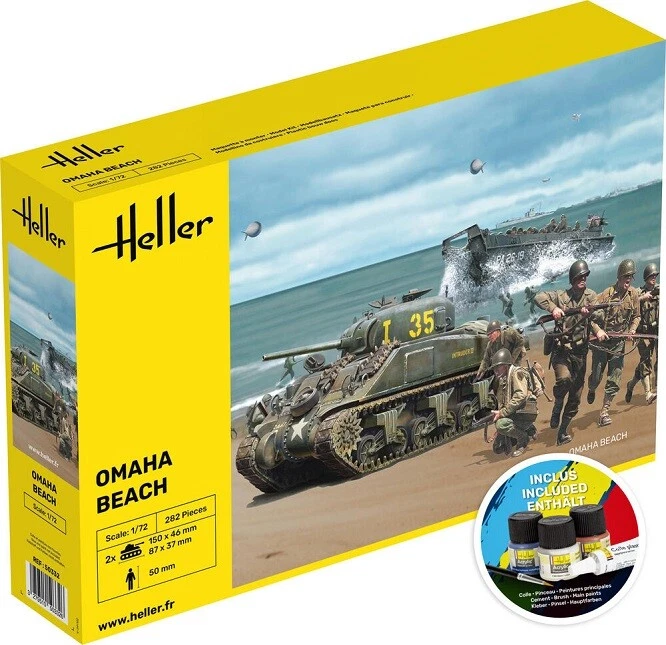 Heller 52332 - 1/72 STARTER KIT Omaha Beach - Nuovo - Immagine 1 di 1