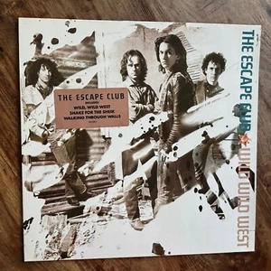 THE ESCAPE CLUB - WILD WILD WEST    MINT VINYL LP / LYRIC INNER - Foto 1 di 11