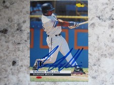 Braves Damon Hollins Signed Autographed 1994 Classic Durham Bulls Mint