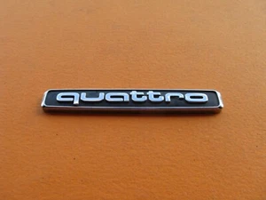 AUDI A3 A4 A5 A6 A7 A8 Q3 Q5 Q7 QUATTRO EMBLEM LOGO BADGE SIGN USED OEM A32854 - Picture 1 of 2