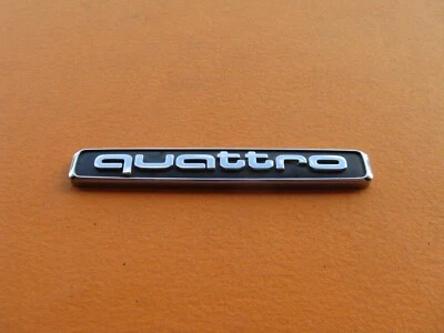 AUDI A3 A4 A5 A6 A7 A8 Q3 Q5 Q7 QUATTRO ЭМБЛЕМА ЛОГОТИП ЗНАЧОК ЗНАК Б/У OEM A32854 - Изображение 1 из 2