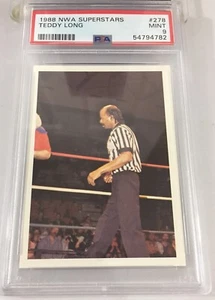 Teddy Long Rookie 1988 Nwa Superstars #278 Psa 9 Pop 4 Hof - Picture 1 of 11