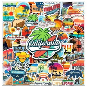 50 Pcs Sunny California State Stickers Series 2 103146 - Picture 1 of 6