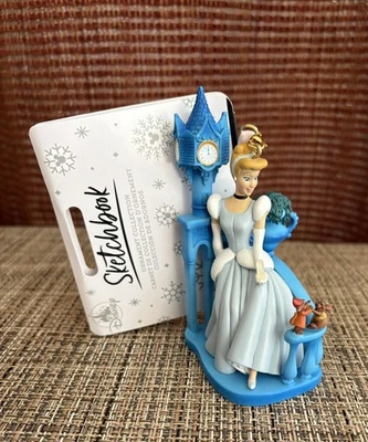 Disney Золушка держа тапочки с Jaq Gus часы башня альбом украшение - Изображение 1 из 4