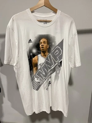 Camiseta Adidas Kawhi Leonard MVP branca tamanho XL - Imagem 1 de 4