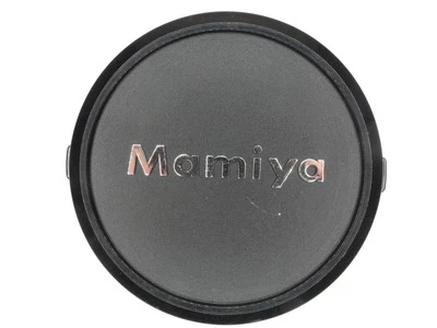 Mamiya 77mm Genuine Black / Silver Snap On Front Camera Lens Cap - Image 1 of 4