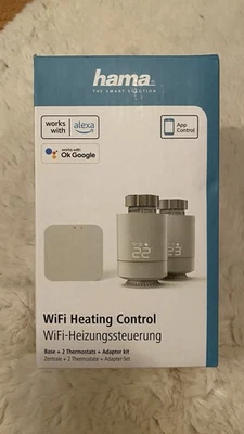 Hama Heizungssteuerung WLAN Starter Set Zentrale + Heizkörperthermostate - Bild 1 von 3