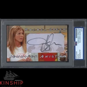 Jennifer Aniston signed Cut 3x5 Custom Card PSA DNA Slab Actress Auto C5090 - Bild 1 von 2