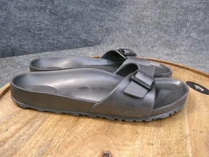 Birkenstock Madrid EVA Womens Gray Rubber Sandals Slides Size 41 US 10 Narrow - Picture 1 of 7