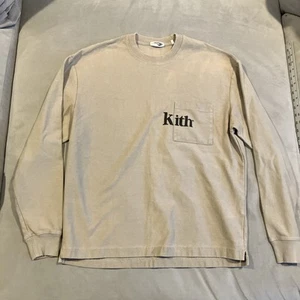 Awesome - KITH - Long Sleeve Pocket T Shirt - Oversize Small / Fits Like a Large - Picture 1 of 7