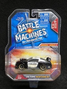 Jada 1/64 Battle Machines '06 Ford Mustang GT Police - Picture 1 of 5