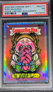 2024 TOPPS CHROME GARBAGE PAIL KIDS ORIGINAL SERIES 7 RORY MCQUEEN IMAGE V. - Picture 1 of 8