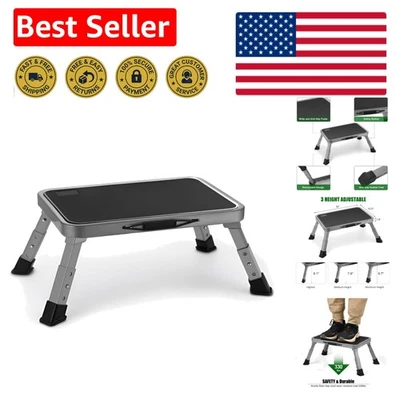 Luxury Foldable Step Stool with Non-Slip Safety Platform - Indoor/Outdoor Use - Image 1 of 4