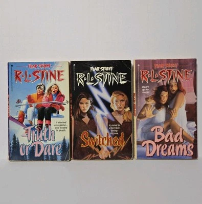 Fear Street RL Stine Truth Or Dare Switched Bad Dreams Book Lot 1995 1995 - Image 1 of 4