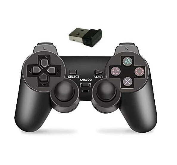 Raspberry Pi Retropie Batocera PC USB PS2 Style Wireless Controller Gamepad