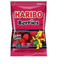 Haribo Berries Gummi Candies, 8 oz Free Shipping