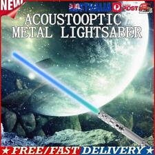 Light Up Saber LED Swords with Sound Effect Metal Lightsaber Toy (Silver)