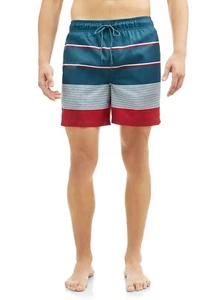 George Men's Swim Trunks Shorts Size 3XL (48-50) Magic Print 6" Inseam - Picture 1 of 2