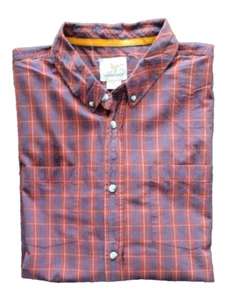 Field & Stream Herren rot blau & weiß kariertes Langarm Hemd mit Knopfleiste Gr. XXL - Bild 1 von 5