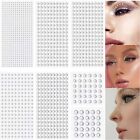 Fashion Eyebrow Eyeshadow Stickers Shiny 3D Diamond Gems Decals  Women
