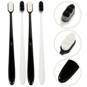 4 Pcs Wavy Soft Bristle Toothbrush Extra Toothbrushes Pregnant Woman Maternal - Afbeelding 1 van 12