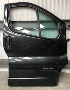 Renault Trafic Mk2 puerta delantera OS lado derecho del conductor en negro Ll29 2011 s42 - Imagen 1 de 24