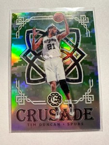 K20,661 - 2016-17 Panini Excalibur Crusade Camo #86 Tim Duncan
