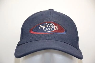 Sombrero bordado Hard Rock Café Islas Caimán Love All Serve todo azul ajustado bajo Foto 1 de 4