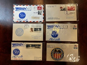 Apollo 16 Space April 1972 TEXAS 6 Covers Tracking Stations !! - Picture 1 of 1