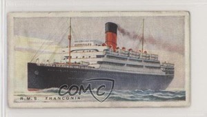 1924 ITC of Canada Merchant Ships of the World Tobacco RMS Franconia #15 z6d