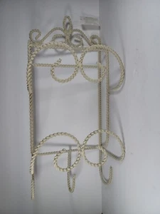 New Homemakers Idea Co. Toallero de alambre Shabby Chic envejecido 21"x9"x6" - Imagen 1 de 5