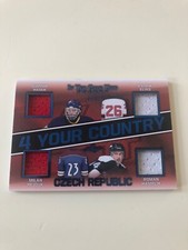 2020/21 LEAF ITG USED 4 YOUR COUNTRY HASEK,ELIAS,HEJDUK,HAMRLIK  #4/35