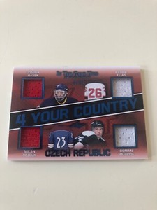 2020/21 LEAF ITG USED 4 YOUR COUNTRY HASEK,ELIAS,HEJDUK,HAMRLIK  #4/35