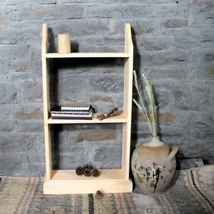 Bookshelf Floor Standing Bookcase Natural Wood Living Room Storage - Picture 1 of 7