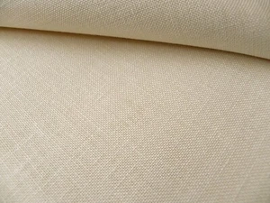 Marfil/Crema 32 unidades Zweigart Belfast lino uniforme tejido tela opciones de tamaño - Imagen 1 de 1
