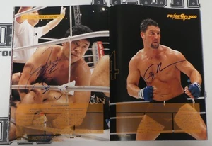 Kazushi Sakuraba Royce Gracie + Signed Pride FC Grand Prix 2000 Program PSA/DNA - Picture 1 of 24